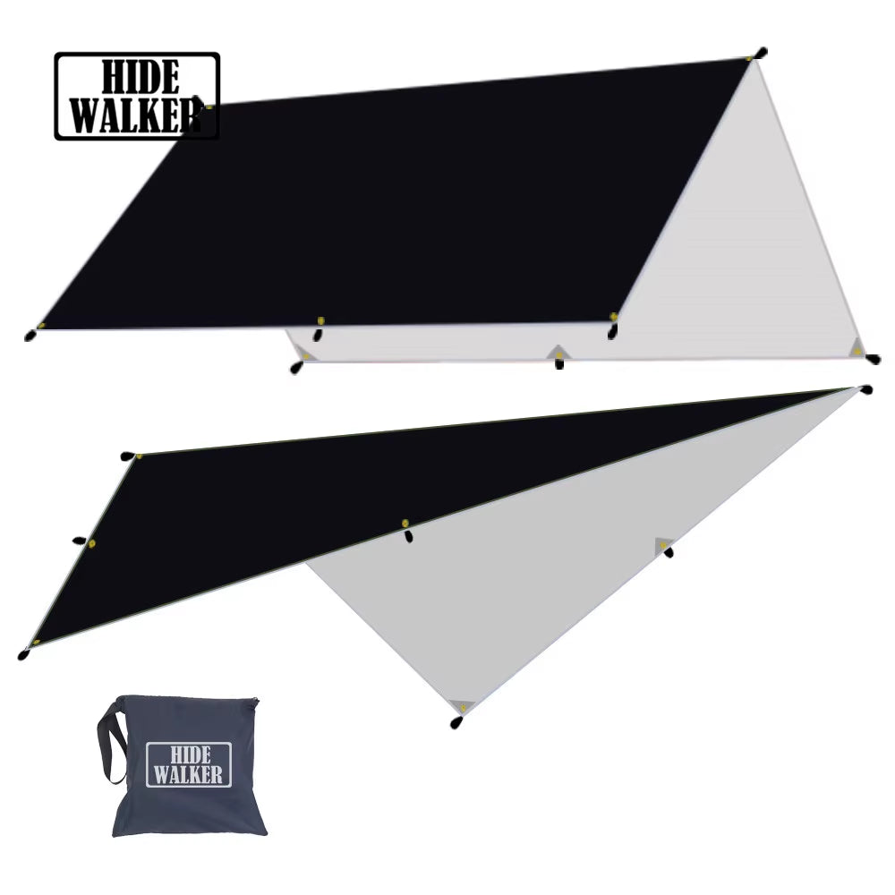 Ultralight Camp Tarp 3X3 Sunshade Canopy Waterproof Outdoor Camping Tarp 3X4 Sun Shelter Tent Flysheet 3X5 Hammock Fly Sheet