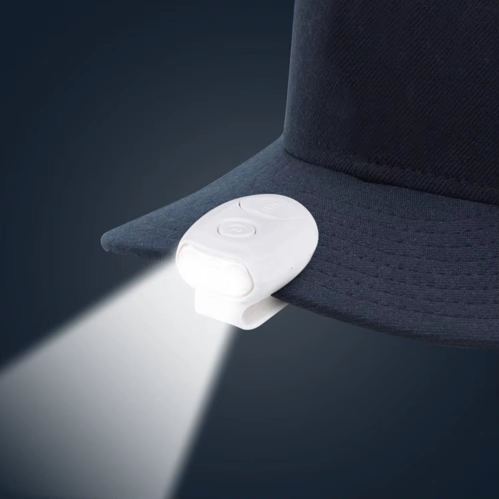 3 LED Outdoor Sport Hat Light Portable Head Lighting Lamp Baseball Cap Lamp Hat Clip Light Headlamp for Camping Fishing Hiking