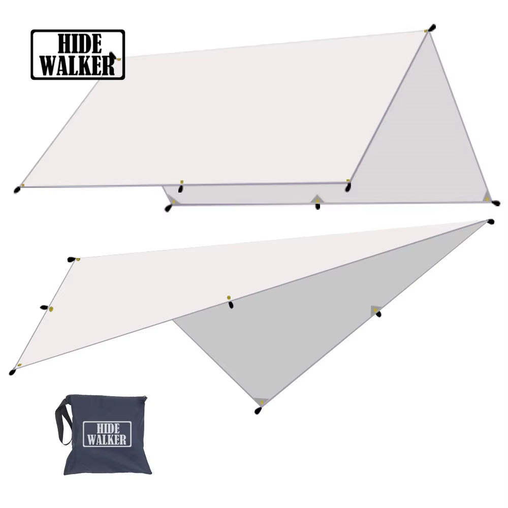 Ultralight Camp Tarp 3X3 Sunshade Canopy Waterproof Outdoor Camping Tarp 3X4 Sun Shelter Tent Flysheet 3X5 Hammock Fly Sheet