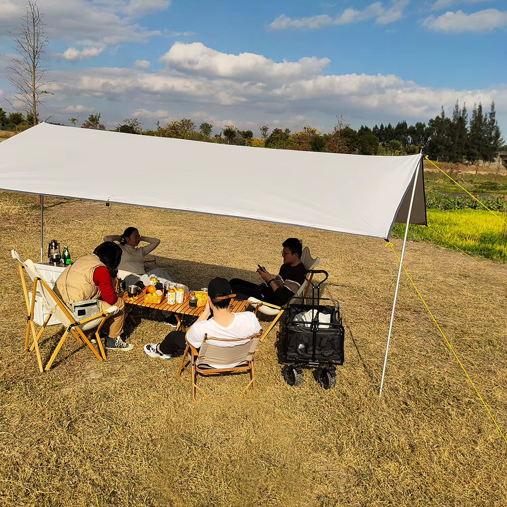 Ultralight Camp Tarp 3X3 Sunshade Canopy Waterproof Outdoor Camping Tarp 3X4 Sun Shelter Tent Flysheet 3X5 Hammock Fly Sheet
