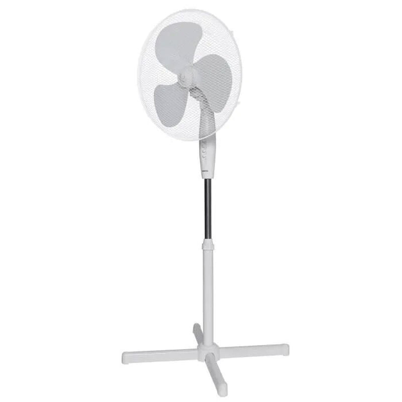 OCEANIC Ventilateur Sur Pied, Diamètre Ø 40Cm, Oscillant, 3 Vitesses, 45W, BLANC