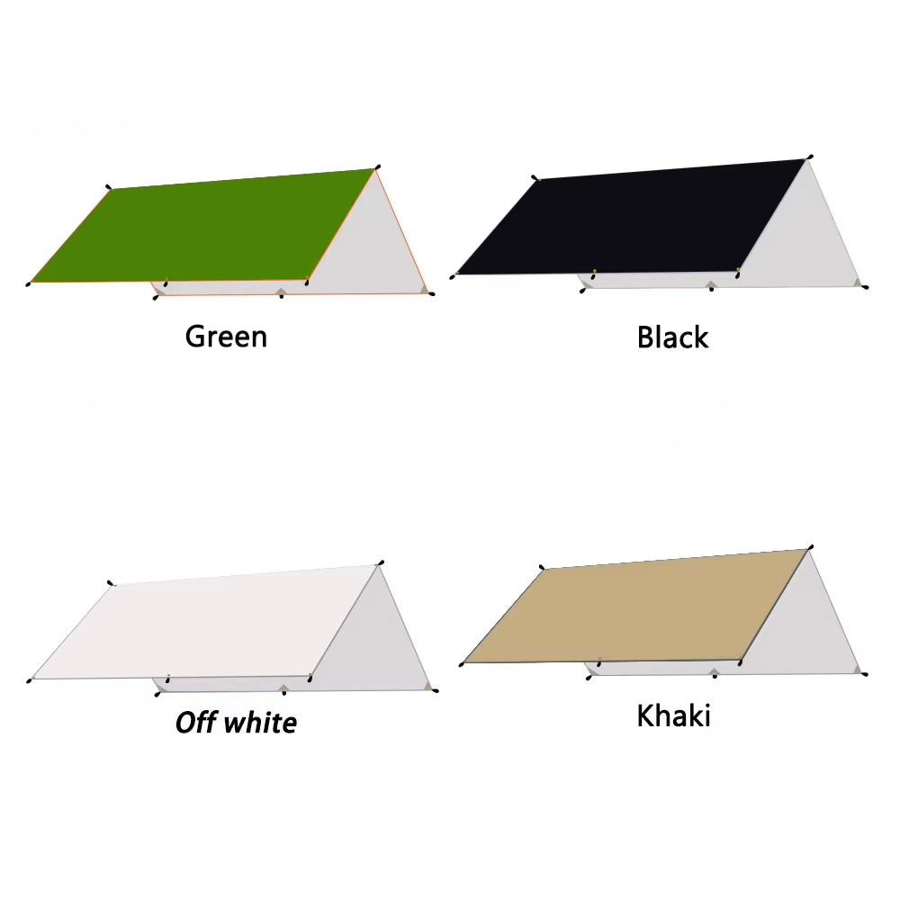 Ultralight Camp Tarp 3X3 Sunshade Canopy Waterproof Outdoor Camping Tarp 3X4 Sun Shelter Tent Flysheet 3X5 Hammock Fly Sheet